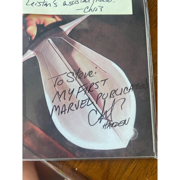 RARE Signed Thor: Son Of Asgard #4 Comic Marvel Animation By Chris Harden - Picture 4 of 5